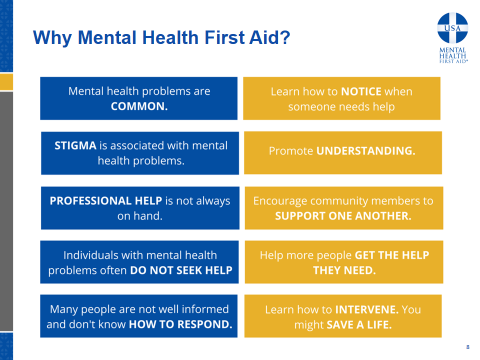 Why Mental Health First Aid