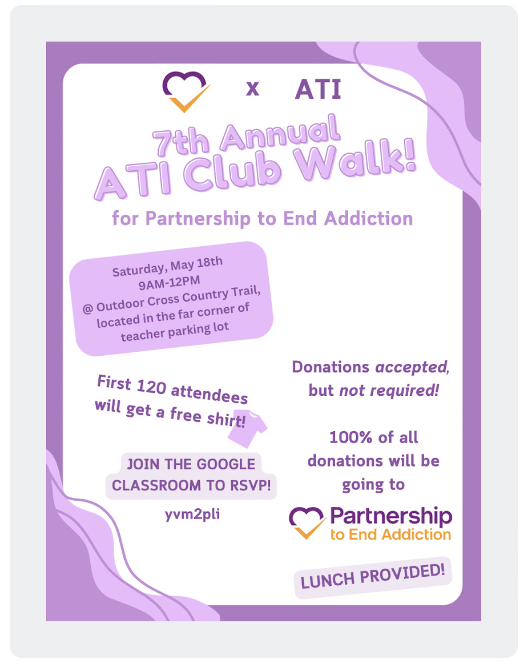 7th Annual ATI Club Walk